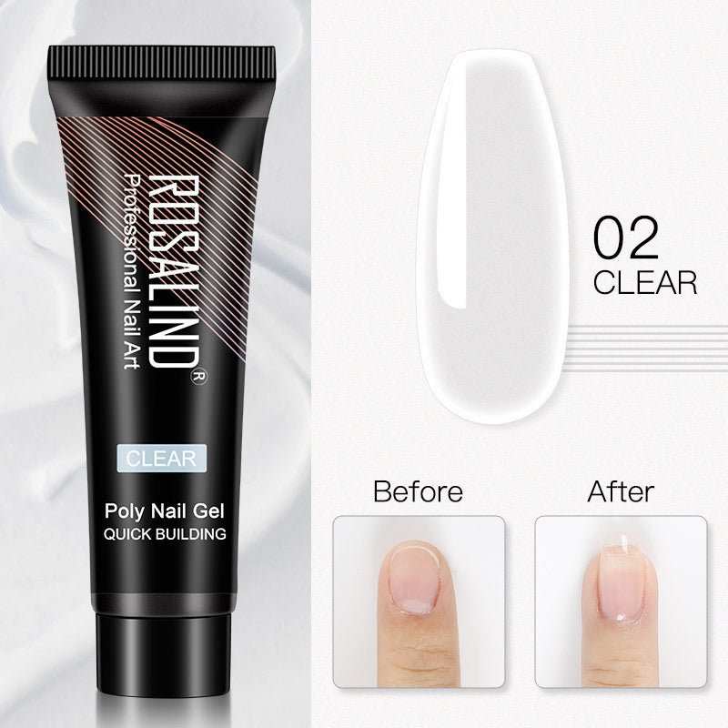 ROSALIND Manicure Extended Glue 15ml Crystal UV - AMIR BAGS INDIA PRIVATE LIMITED