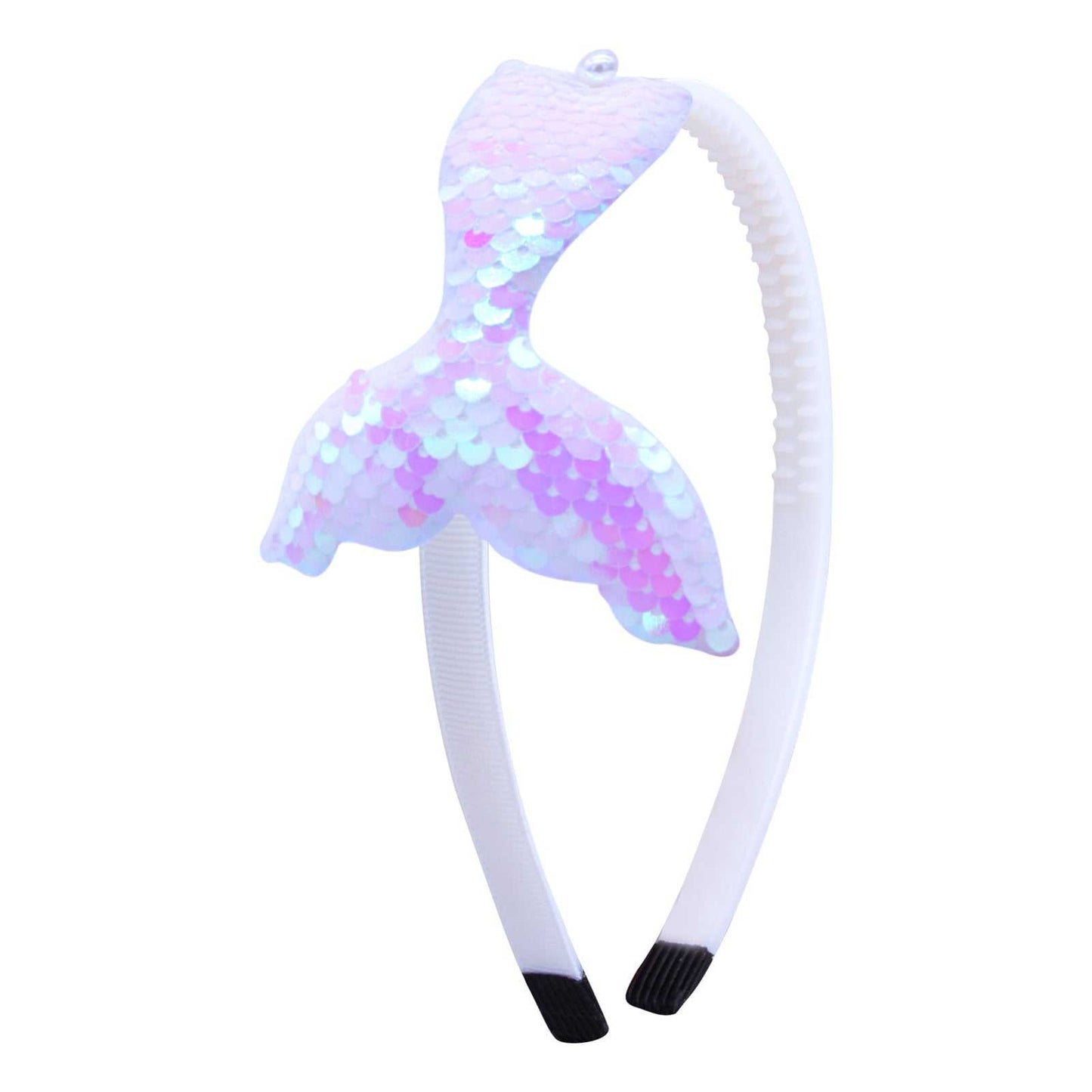 Sequined Hair Accessories Mermaid Tail Flip Fish Scale Pearl Headband Non - slip Manual Hairpin - AMIR BAGS INDIA PRIVATE LIMITED