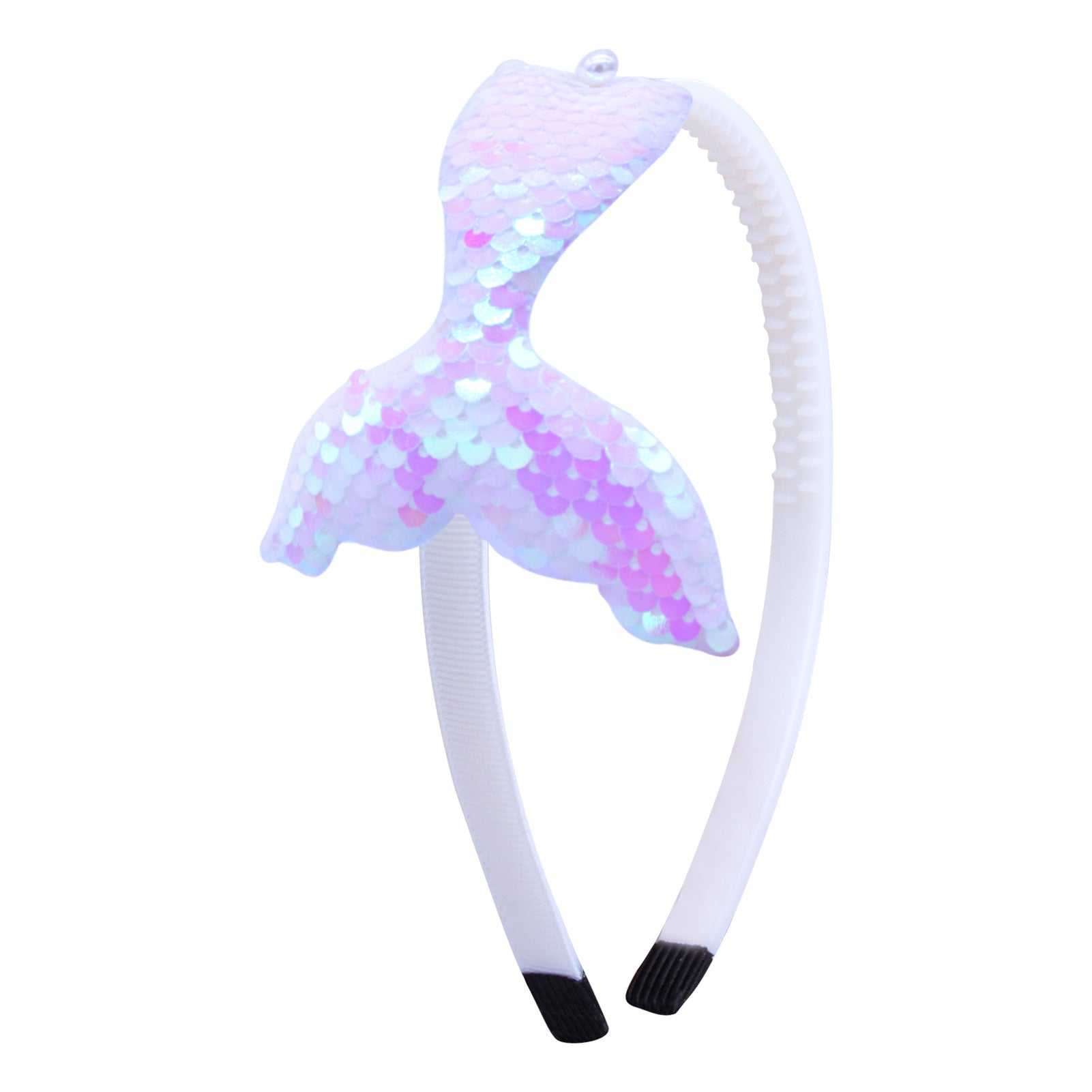 Sequined Hair Accessories Mermaid Tail Flip Fish Scale Pearl Headband Non - slip Manual Hairpin - AMIR BAGS INDIA PRIVATE LIMITED