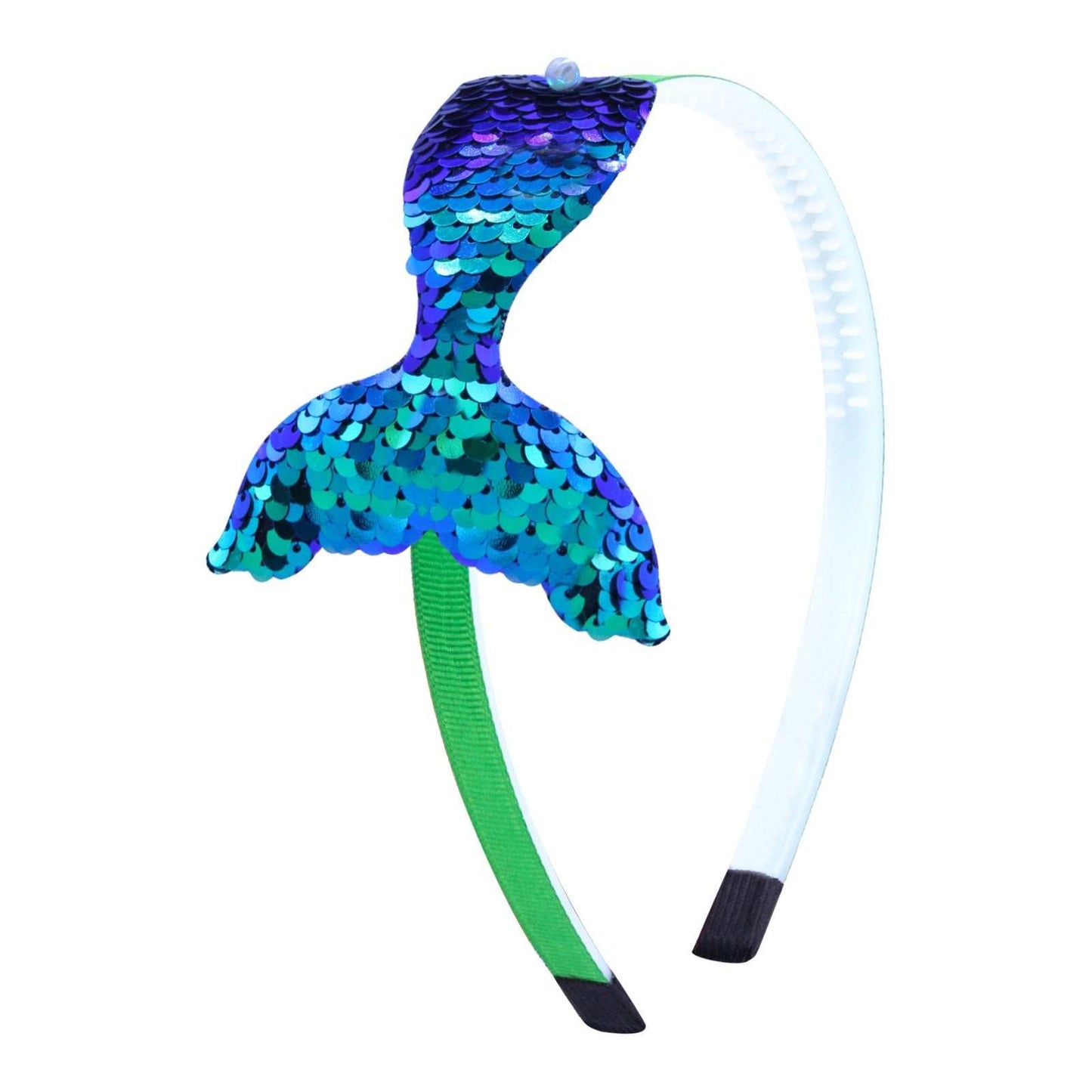 Sequined Hair Accessories Mermaid Tail Flip Fish Scale Pearl Headband Non - slip Manual Hairpin - AMIR BAGS INDIA PRIVATE LIMITED