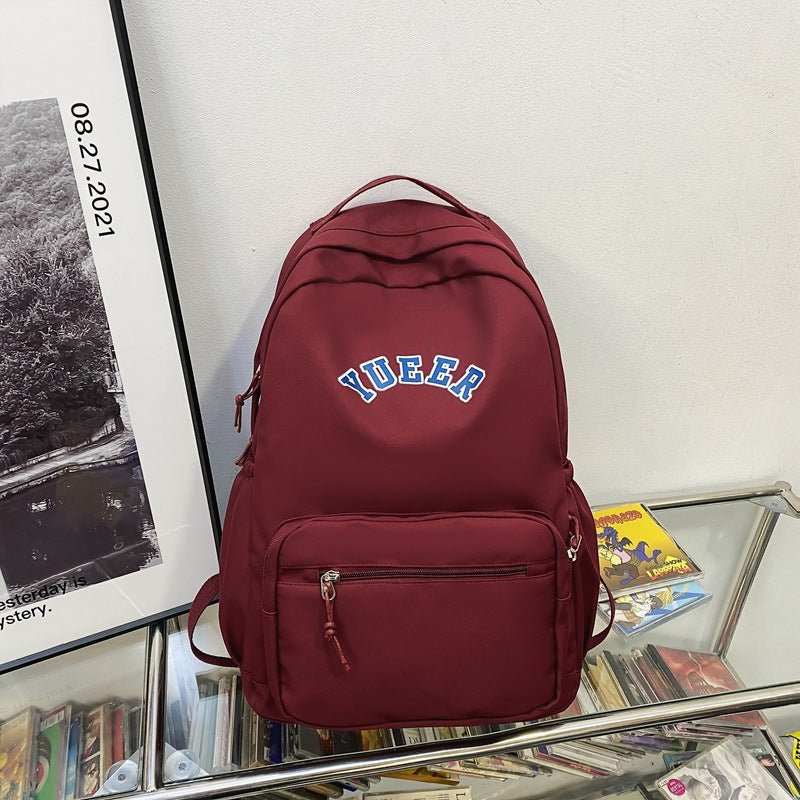 Simple Backpacks School Bags Student Girls Nylon Bag Women - AMIR BAGS INDIA PRIVATE LIMITED