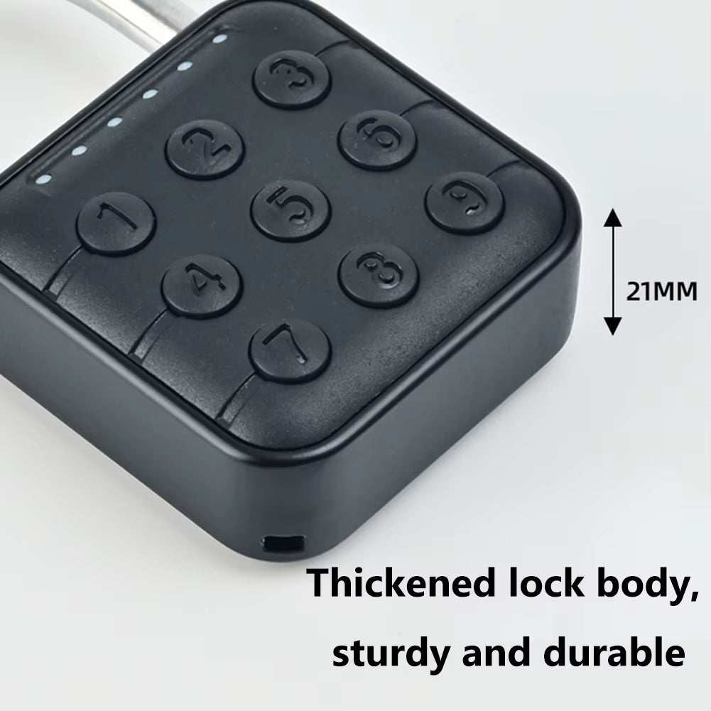 Smart Biometric Fingerprint Keyless Door Lock Portable Anti - Theft USB Rechargeable Security Padlock for Luggage Case Drawer - AMIR BAGS INDIA PRIVATE LIMITED