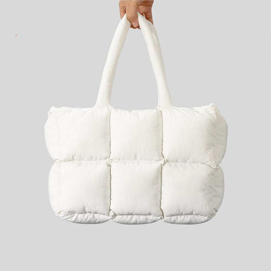 Soft Down Handbag Woman Cotton Dress Bags Filled With Cotton - AMIR BAGS INDIA PRIVATE LIMITED