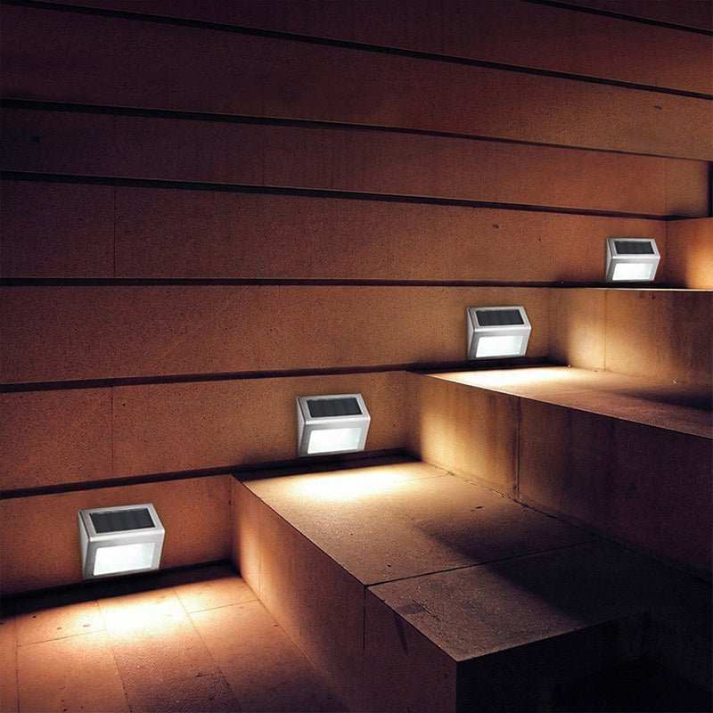 Solar stair lamp garden courtyard corner 6LED small night light - AMIR BAGS INDIA PRIVATE LIMITED