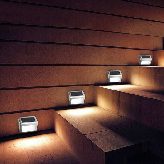 Solar stair lamp garden courtyard corner 6LED small night light - AMIR BAGS INDIA PRIVATE LIMITED