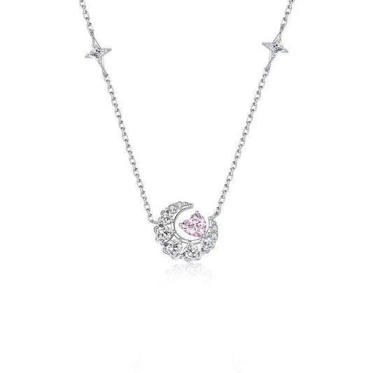 Stars And Moon Necklace Ins Fashion Love Jewelry - AMIR BAGS INDIA PRIVATE LIMITED