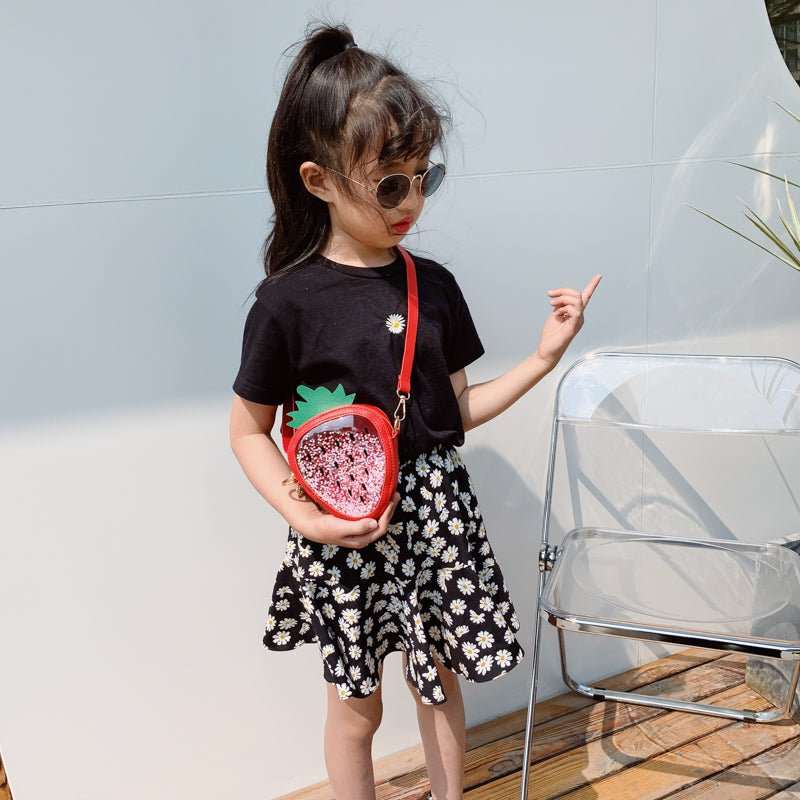 Summer Children's Pineapple Strawberry One Shoulder Jelly Bag - AMIR BAGS INDIA PRIVATE LIMITED
