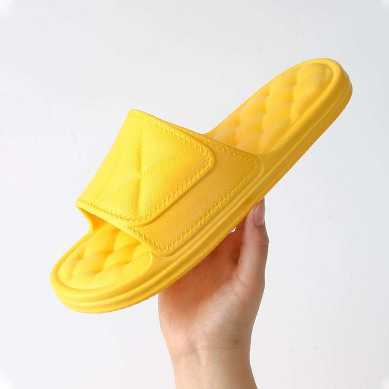 Summer Slippers Plaid Design Bathroom Slippers For Women Shoes - AMIR BAGS INDIA PRIVATE LIMITED