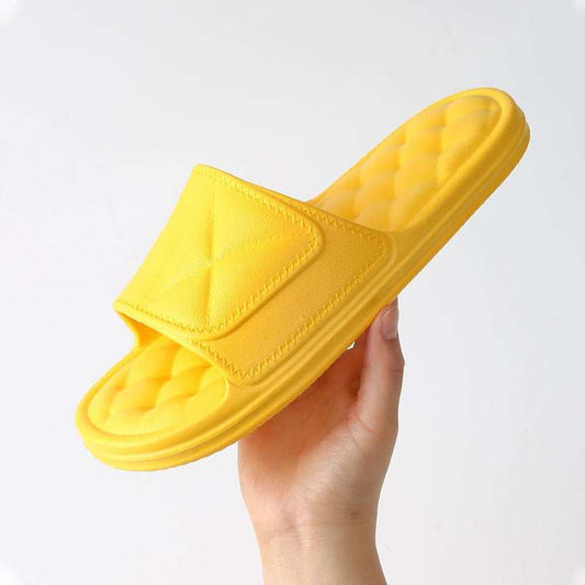 Summer Slippers Plaid Design Bathroom Slippers For Women Shoes - AMIR BAGS INDIA PRIVATE LIMITED