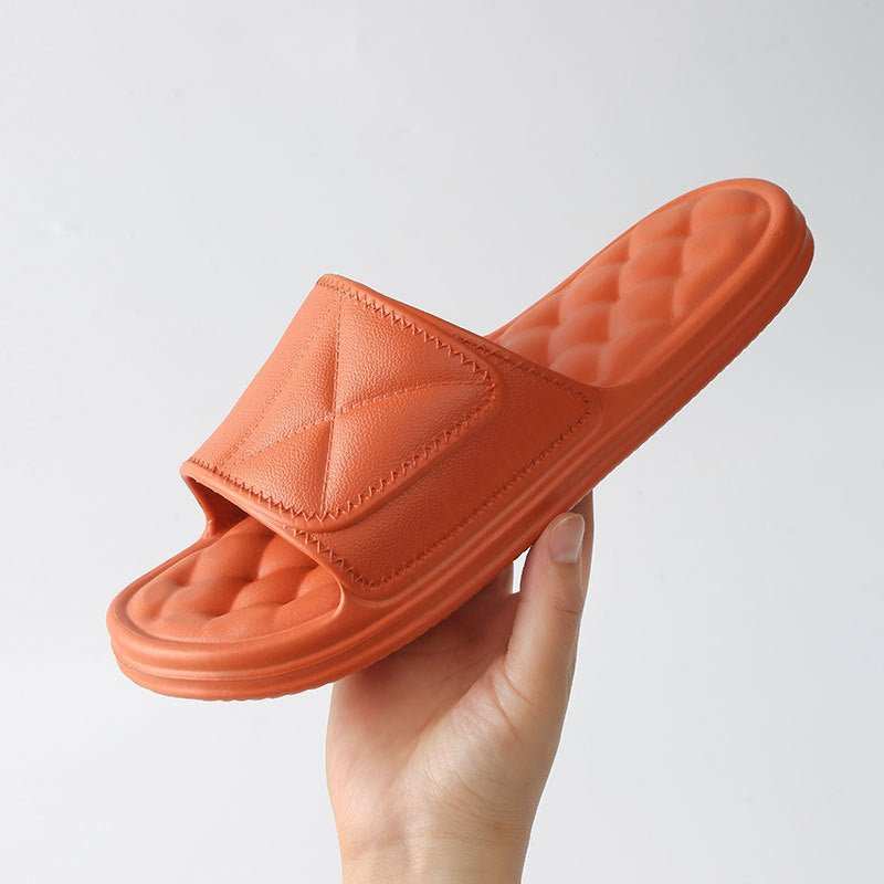 Summer Slippers Plaid Design Bathroom Slippers For Women Shoes - AMIR BAGS INDIA PRIVATE LIMITED