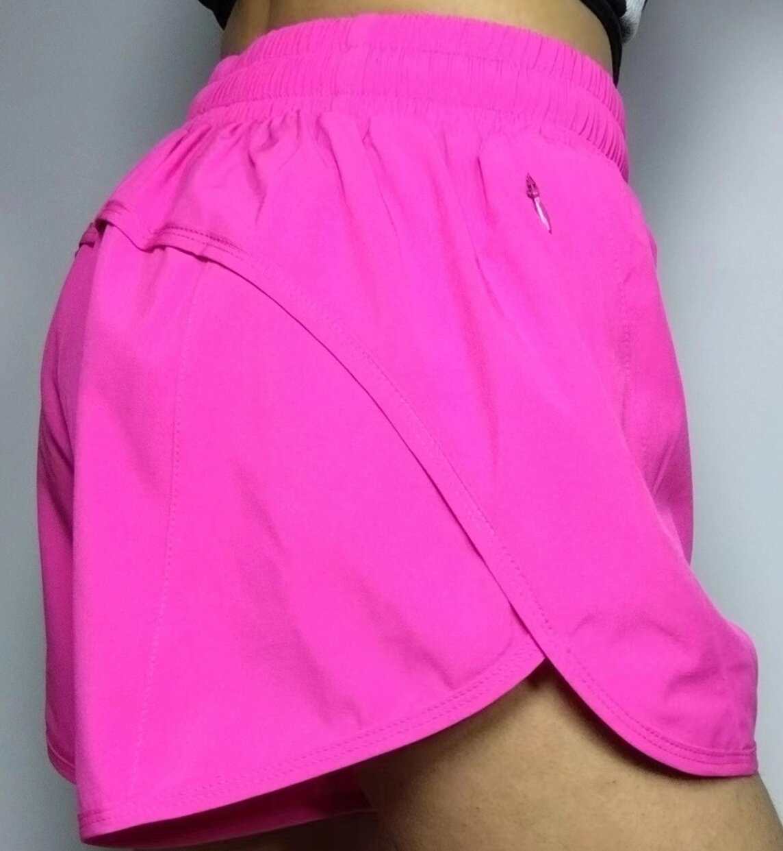 Summer Sports Shorts With Zipper Pockets Breathable Loose Anti - exposure Outdoor Running Fitness Pants For Womens Clothing - AMIR BAGS INDIA PRIVATE LIMITED