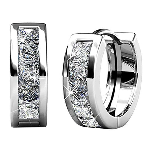Temperament Wild Fashion Men And Women Square Simple Earrings - AMIR BAGS INDIA PRIVATE LIMITED