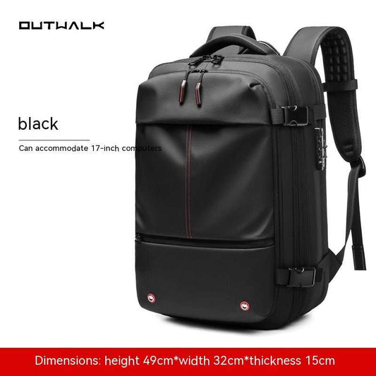 Travel Backpack Men's Business Multifunction Computer Bag Vacuum Compression Large - capacity Backpack - AMIR BAGS INDIA PRIVATE LIMITED