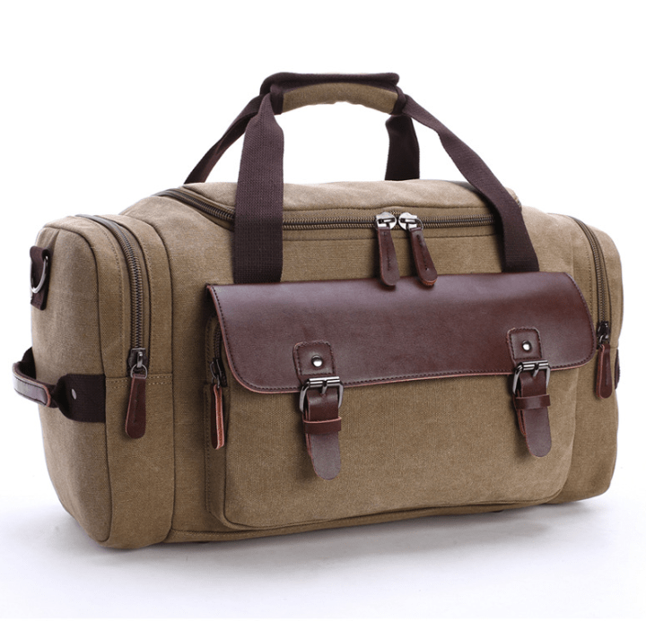 Travel bag student shoulder slung hand bag large capacity travel canvas bag luggage bag - AMIR BAGS INDIA PRIVATE LIMITED