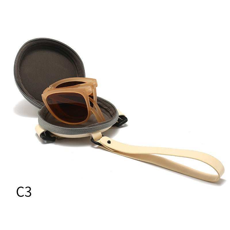 Trendy Foldable Sunglasses For Women TR Polarized Folding Sun Glasses - AMIR BAGS INDIA PRIVATE LIMITED