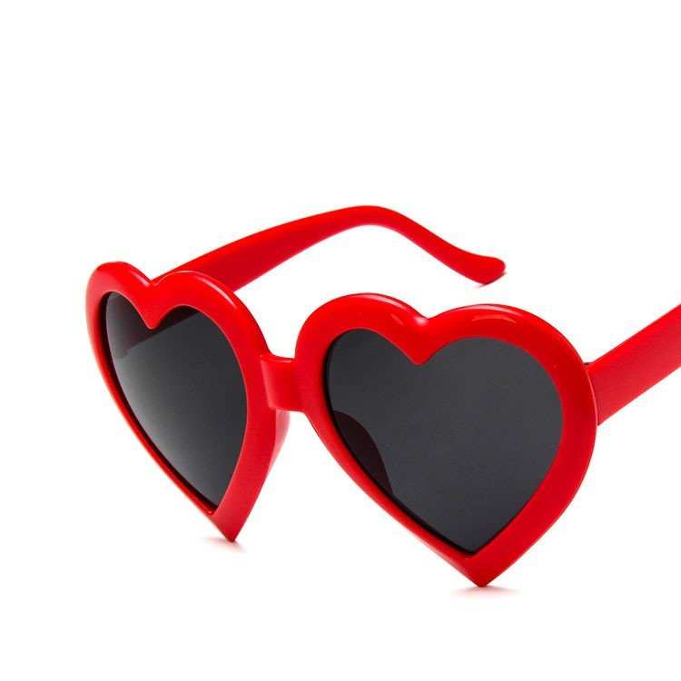 Trendy Heart - shaped Sunglasses Colorful Sunglasses Peach Heart Sunglasses - AMIR BAGS INDIA PRIVATE LIMITED