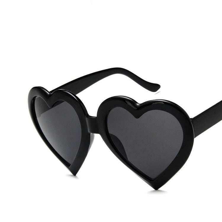 Trendy Heart - shaped Sunglasses Colorful Sunglasses Peach Heart Sunglasses - AMIR BAGS INDIA PRIVATE LIMITED