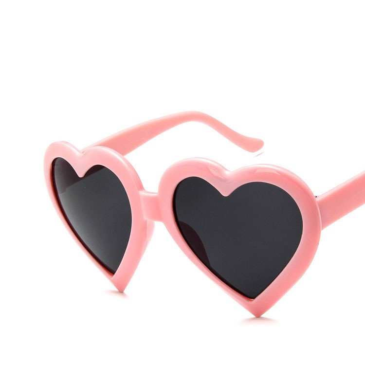 Trendy Heart - shaped Sunglasses Colorful Sunglasses Peach Heart Sunglasses - AMIR BAGS INDIA PRIVATE LIMITED