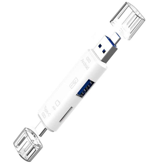 Type - C Micro USB To OTG Hub Adapter With TF Card Reader - AMIR BAGS INDIA PRIVATE LIMITED
