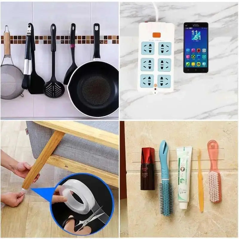 Ultra - strong Double Sided Adhesive Monster Tape Home Appliance Waterproof Wall Stickers Home Improvement Resistant Tapes - AMIR BAGS INDIA PRIVATE LIMITED