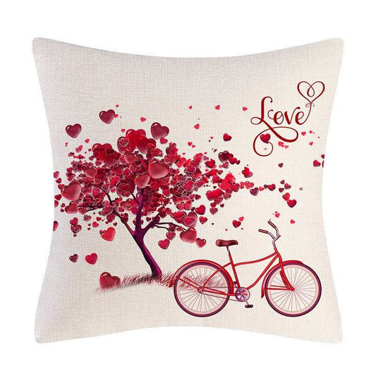 Valentine's Day Linen Pillowcase Holiday Gift - AMIR BAGS INDIA PRIVATE LIMITED