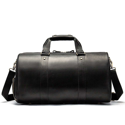 Vintage Crazy Horse Leather Men's Travel Bag - AMIR BAGS INDIA PRIVATE LIMITED