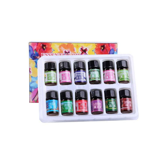 Water - soluble Humidifier 12 3ML Aromatherapy Essential Oils - AMIR BAGS INDIA PRIVATE LIMITED