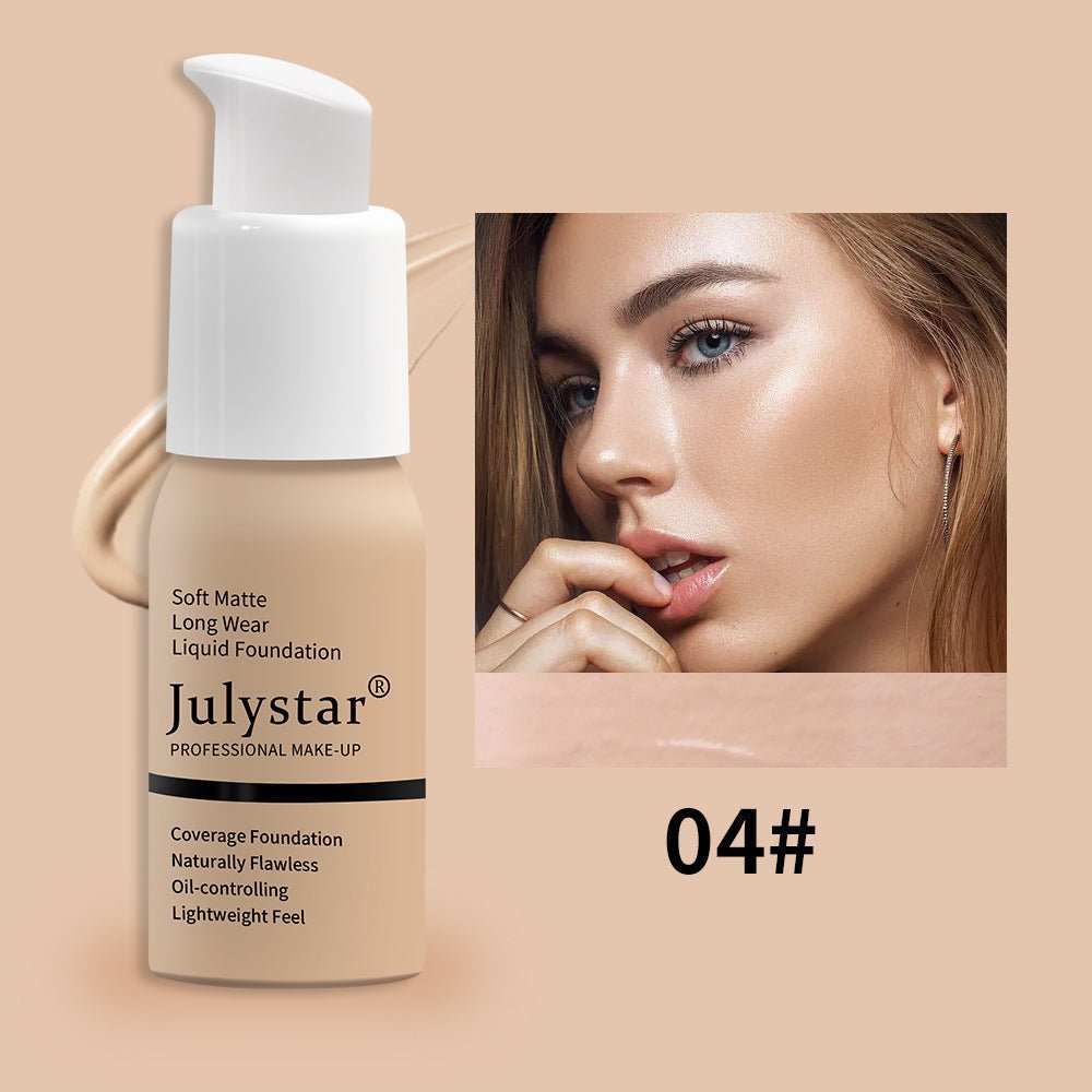 Waterproof Lasting Non Take Off Makeup Concealer Liquid Foundation Beauty Makeup - AMIR BAGS INDIA PRIVATE LIMITED