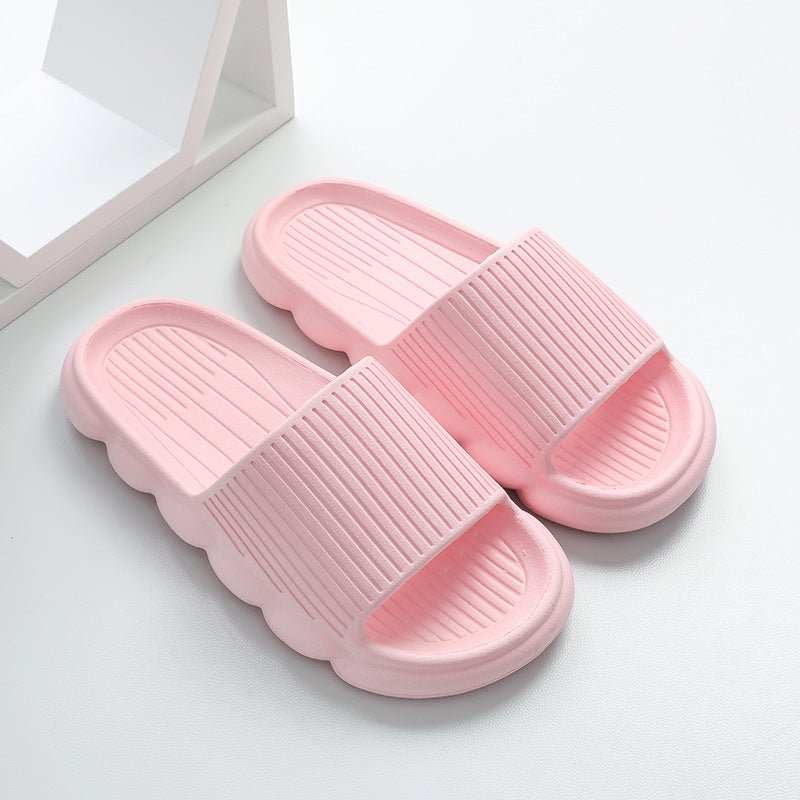 Wave Bottom Slippers Women Home Shoes Non - slip Bathroom Slippers - AMIR BAGS INDIA PRIVATE LIMITED