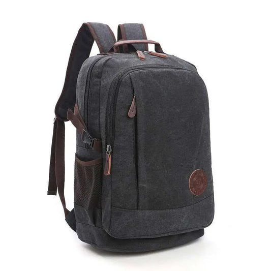 Wear - resistant Washed Canvas Men's And Women's Backpacks Street Casual Fashion Large Capacity Multifunctional - AMIR BAGS INDIA PRIVATE LIMITED