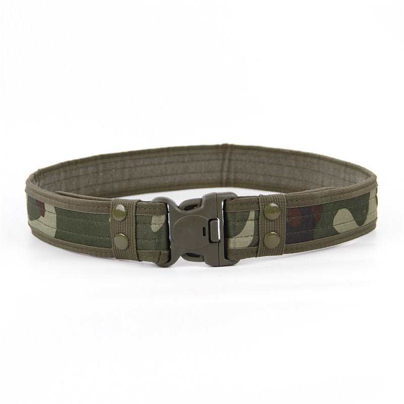 Wide Edged Outdoor Men's Thick Canvas Waist Belt - AMIR BAGS INDIA PRIVATE LIMITED