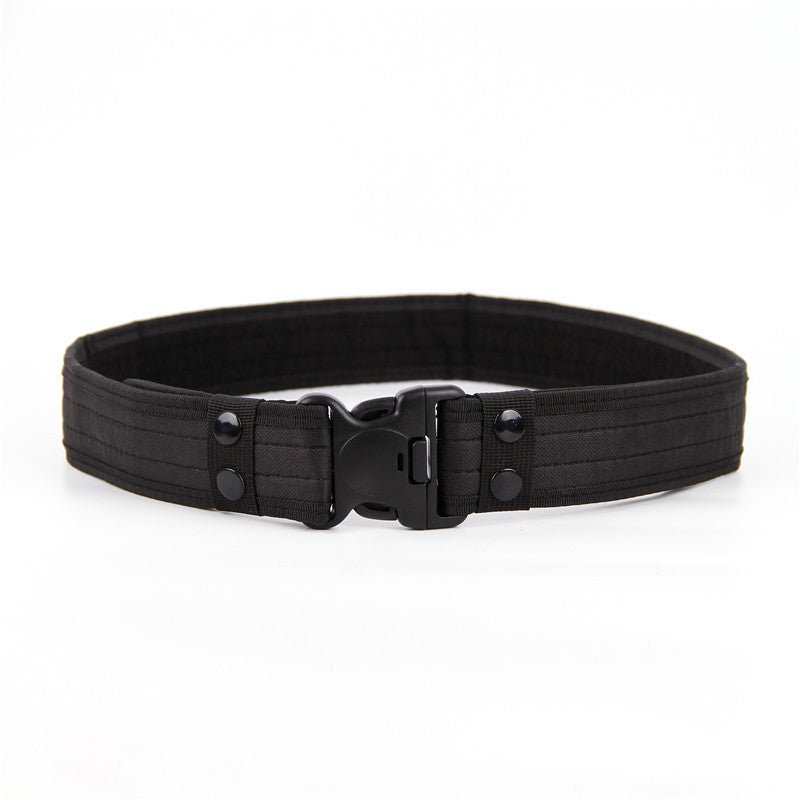 Wide Edged Outdoor Men's Thick Canvas Waist Belt - AMIR BAGS INDIA PRIVATE LIMITED
