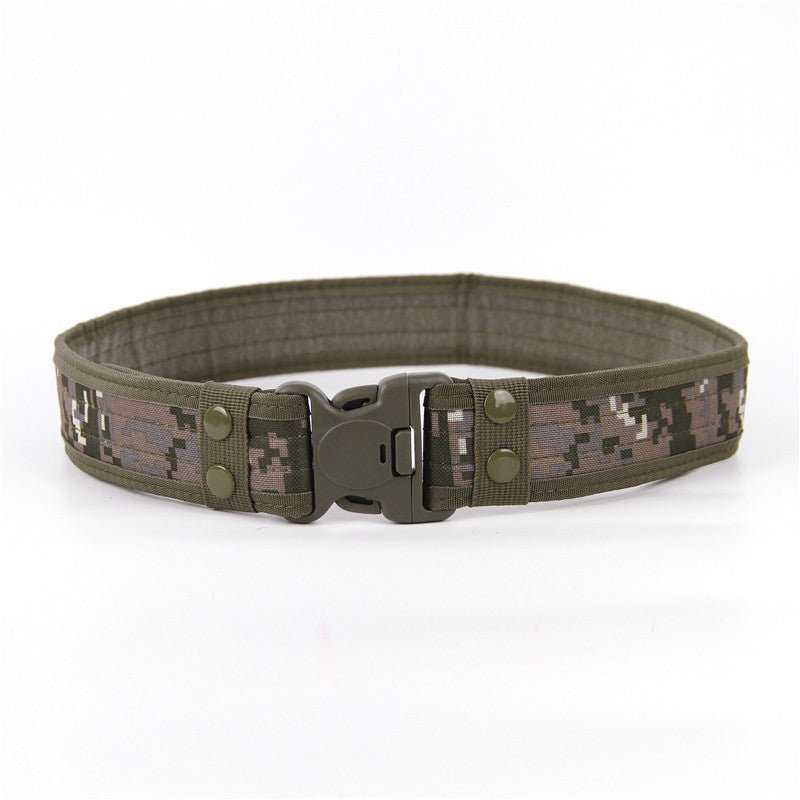 Wide Edged Outdoor Men's Thick Canvas Waist Belt - AMIR BAGS INDIA PRIVATE LIMITED