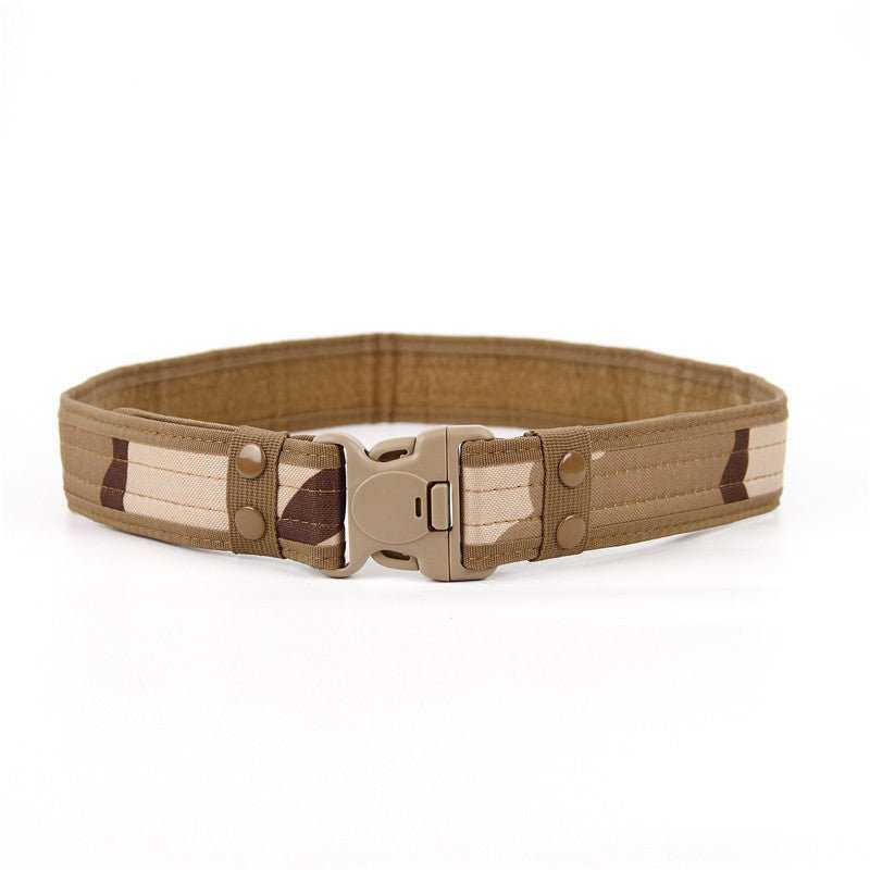 Wide Edged Outdoor Men's Thick Canvas Waist Belt - AMIR BAGS INDIA PRIVATE LIMITED