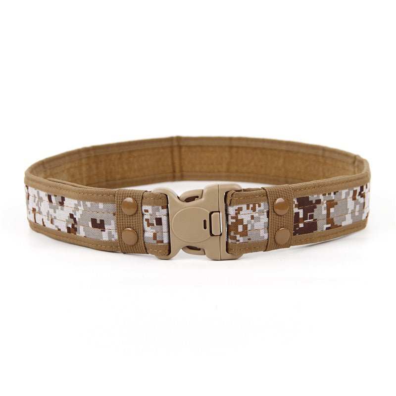 Wide Edged Outdoor Men's Thick Canvas Waist Belt - AMIR BAGS INDIA PRIVATE LIMITED