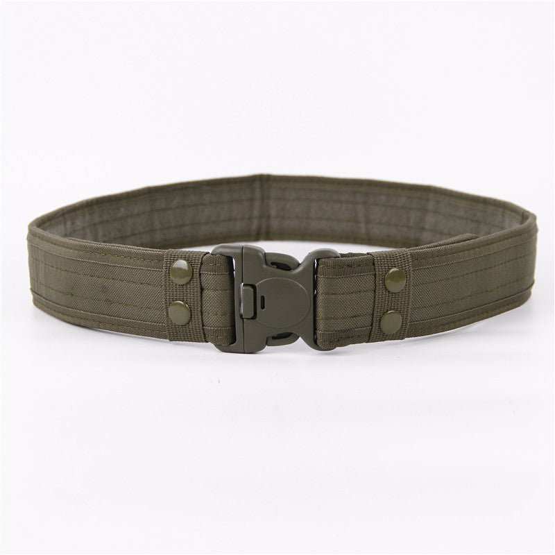 Wide Edged Outdoor Men's Thick Canvas Waist Belt - AMIR BAGS INDIA PRIVATE LIMITED