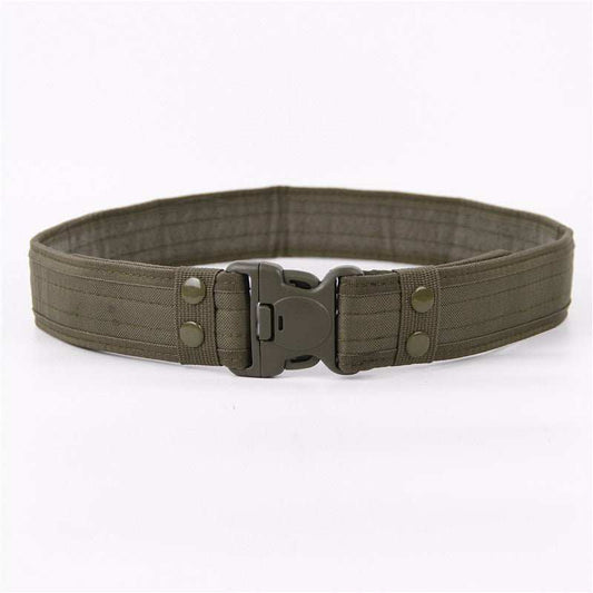 Wide Edged Outdoor Men's Thick Canvas Waist Belt - AMIR BAGS INDIA PRIVATE LIMITED