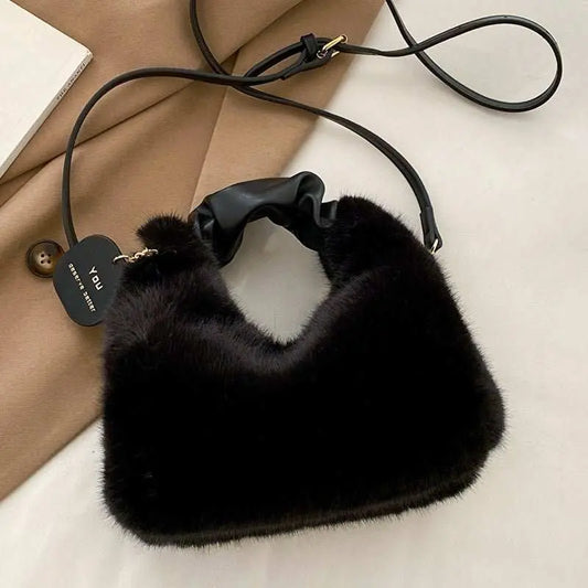 Winter Tote Cute Plush Women - AMIR BAGS INDIA PRIVATE LIMITED