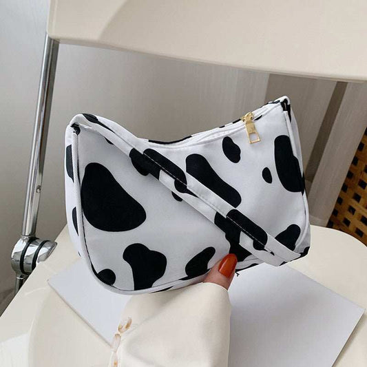 Women Handbag Butterfly Cow Leopard Printed Pattern Underarm Bags Small Shoulder Bag - AMIR BAGS INDIA PRIVATE LIMITED