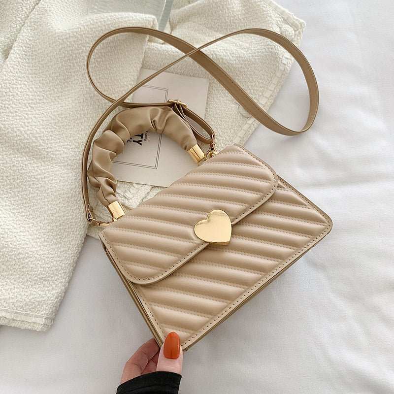 Women Handbags Fashion Chain Shoulder Bags With Love Metal Design - AMIR BAGS INDIA PRIVATE LIMITED