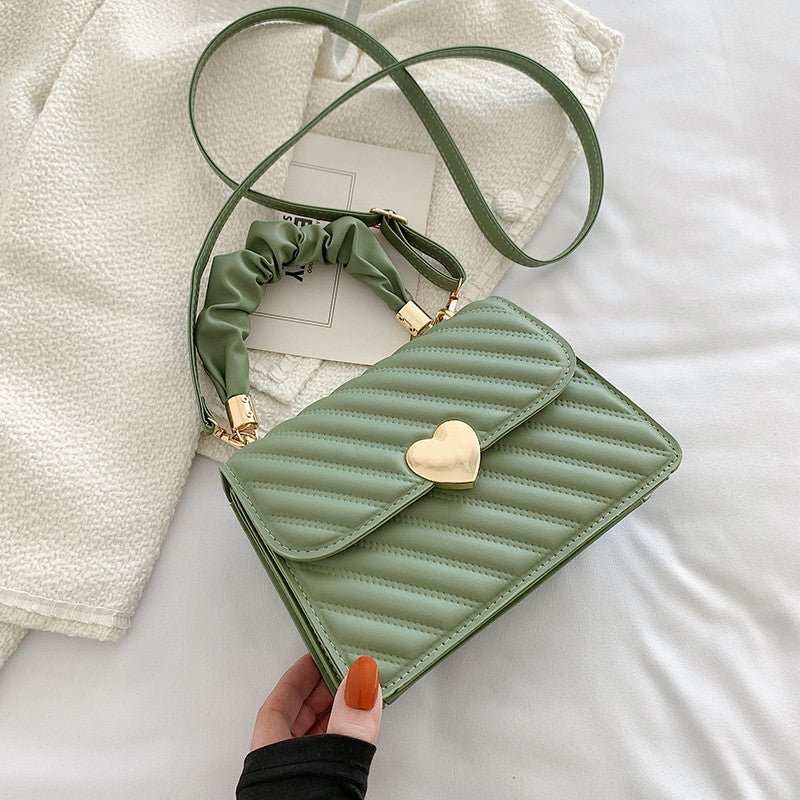 Women Handbags Fashion Chain Shoulder Bags With Love Metal Design - AMIR BAGS INDIA PRIVATE LIMITED