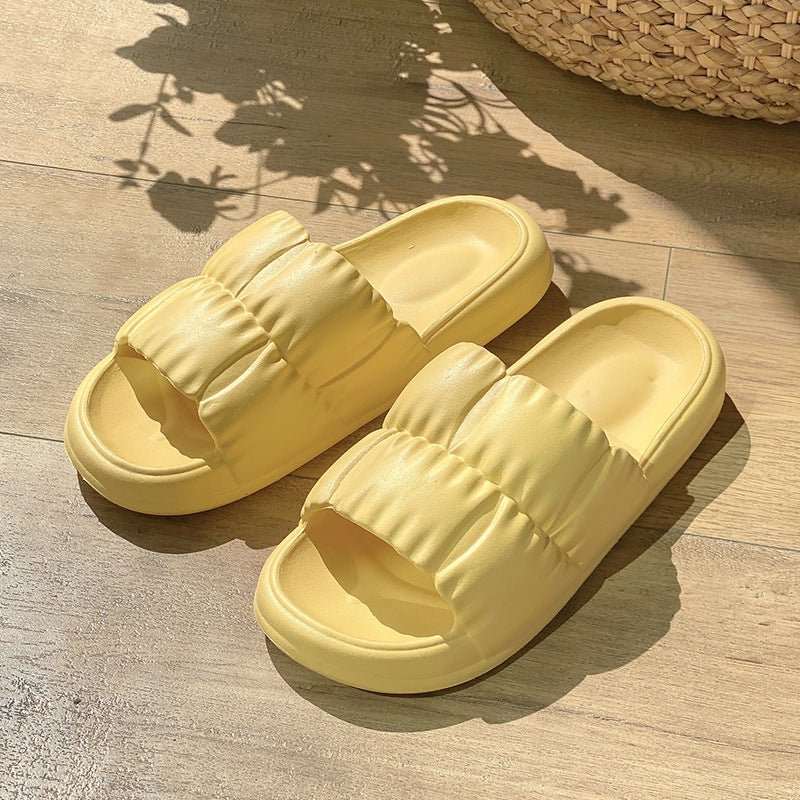 Women Home Shoes Bathroom Slippers Soft Sole Slides Summer Beach Shoes - AMIR BAGS INDIA PRIVATE LIMITED