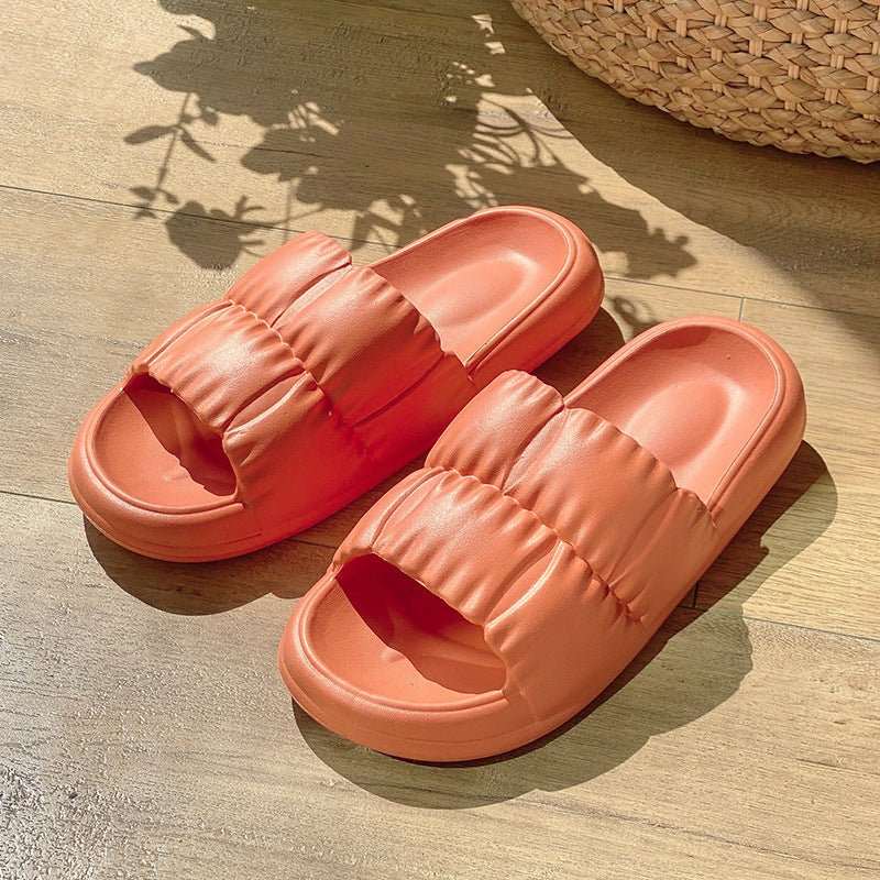 Women Home Shoes Bathroom Slippers Soft Sole Slides Summer Beach Shoes - AMIR BAGS INDIA PRIVATE LIMITED