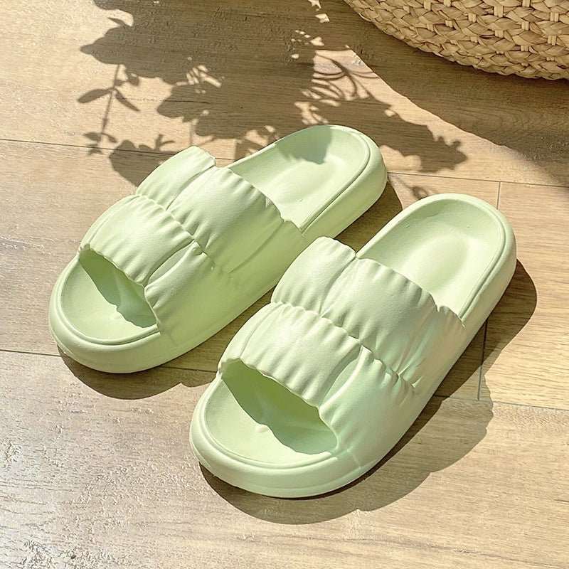 Women Home Shoes Bathroom Slippers Soft Sole Slides Summer Beach Shoes - AMIR BAGS INDIA PRIVATE LIMITED