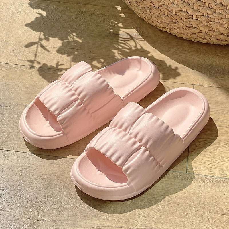 Women Home Shoes Bathroom Slippers Soft Sole Slides Summer Beach Shoes - AMIR BAGS INDIA PRIVATE LIMITED