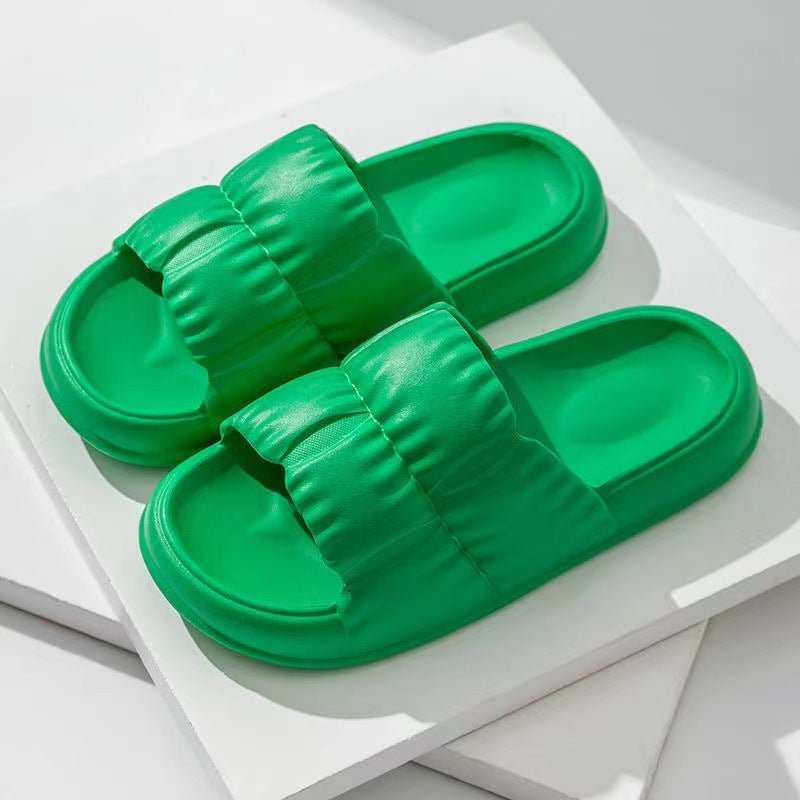 Women Home Shoes Bathroom Slippers Soft Sole Slides Summer Beach Shoes - AMIR BAGS INDIA PRIVATE LIMITED