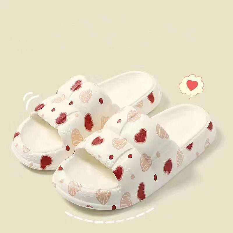 Women Home Shoes Bathroom Slippers Soft Sole Slides Summer Beach Shoes - AMIR BAGS INDIA PRIVATE LIMITED