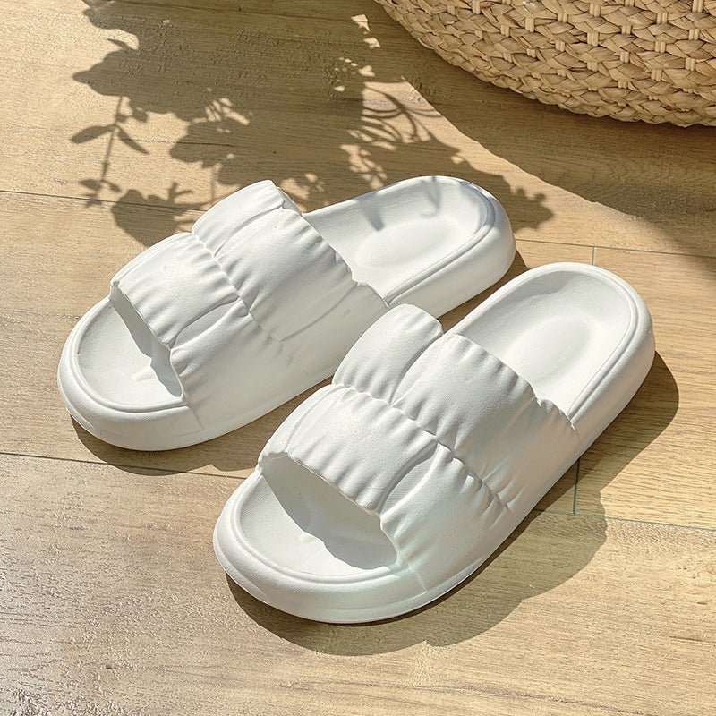 Women Home Shoes Bathroom Slippers Soft Sole Slides Summer Beach Shoes - AMIR BAGS INDIA PRIVATE LIMITED