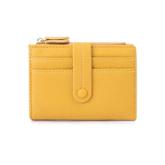 Women Short Wallets PU Leather Plaid Female Purses Solid Card Holder Wallet Fashion Woman Small Wallet With Coin Purse - AMIR BAGS INDIA PRIVATE LIMITED