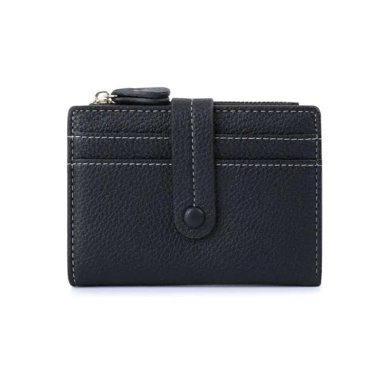 Women Short Wallets PU Leather Plaid Female Purses Solid Card Holder Wallet Fashion Woman Small Wallet With Coin Purse - AMIR BAGS INDIA PRIVATE LIMITED